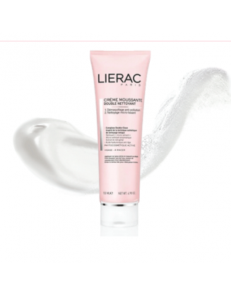 LIERAC CRÈME MOUSSANTE DOUBLE NETTOYANT 150ML