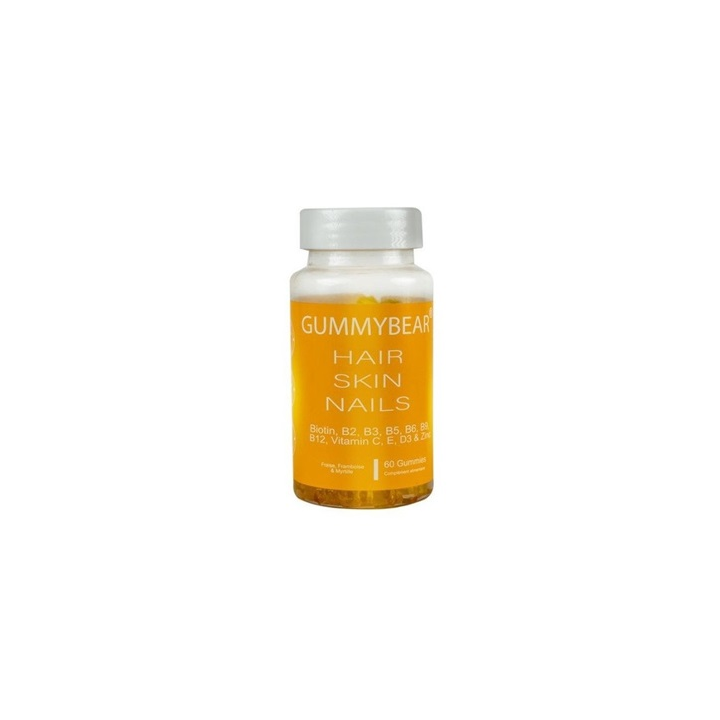 GummyBear Hair Skin Nails Vitamins 60 Gummies
