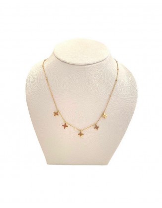 Collier 5 Etoile Acier...