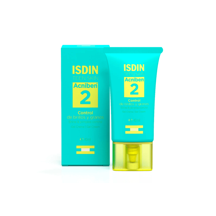ISDIN Acniben 2 Contrôle Brillance et Boutons 40ml