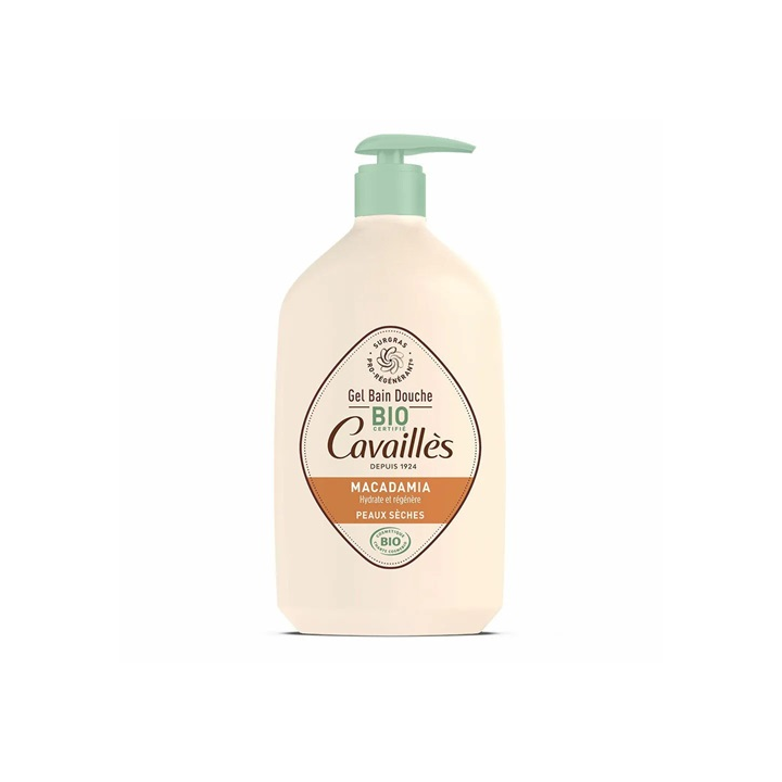 Rogé Cavaillès Gel Bain Douche Peaux Sèches Macadamia Bio 400 ml