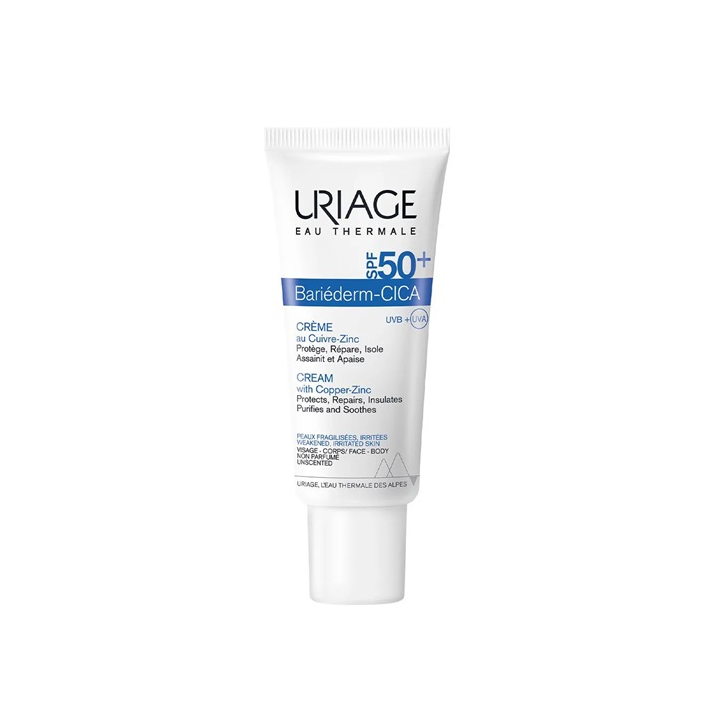 URIAGE Bariéderm Cica Crème Au Cuivre-Zinc SPF50+ 40ml