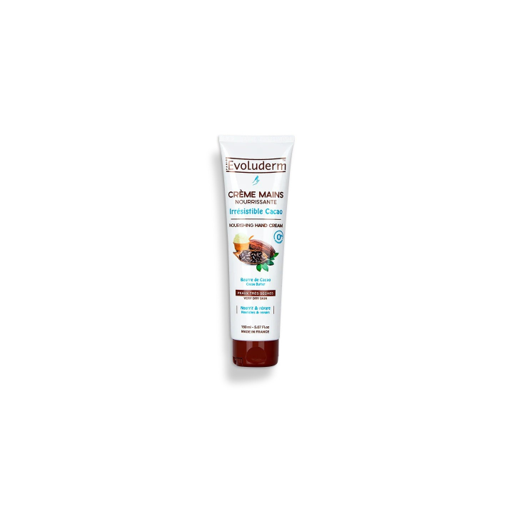 EVOLUDERM Crème Mains Nourrissante Cacao 150 ML