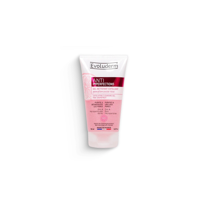 EVOLUDERM Gel Nettoyant Exfoliant 150ML