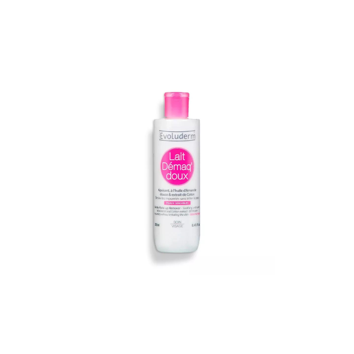EVOLUDERM Lait Démaquillant Doux Apaisant 250 ML