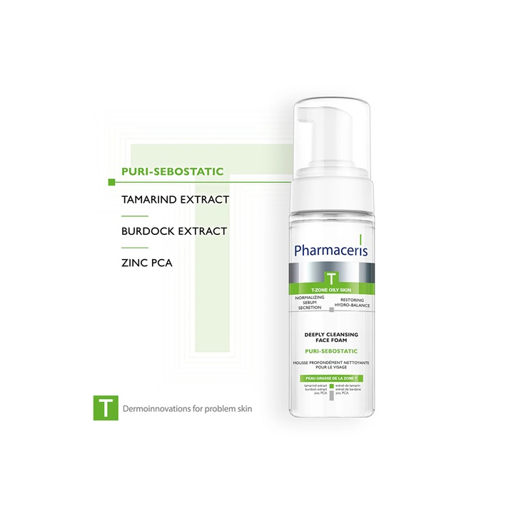 Pharmaceris T Puri-Sebostatic Mousse Nettoyante 150ml