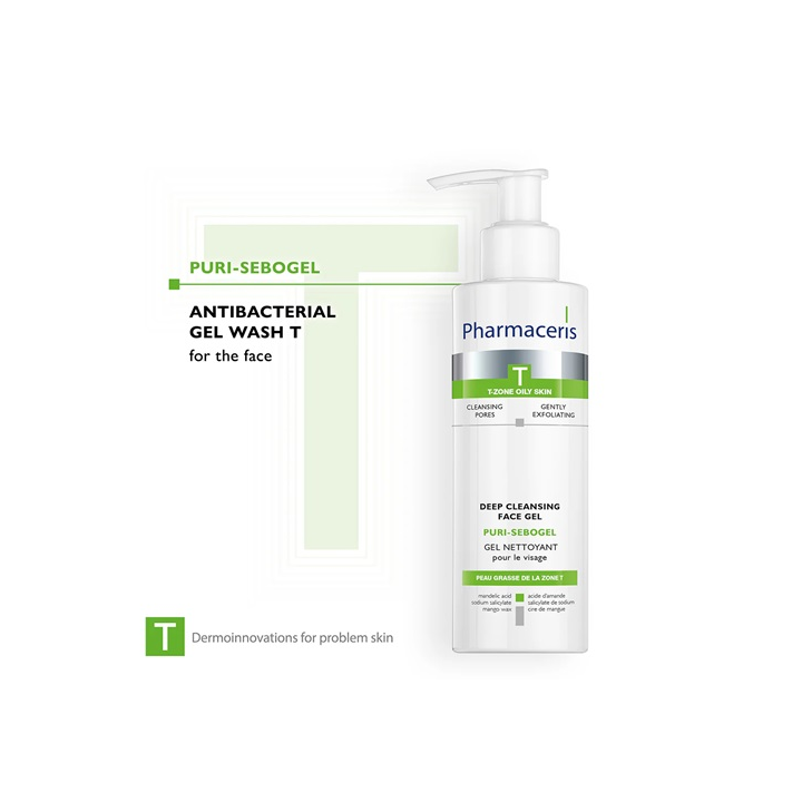 Pharmaceris T Puri Sebogel Gel Nettoyant Purifiant 190ml