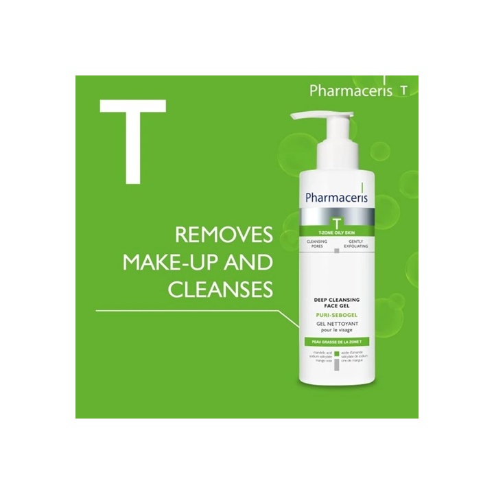 Pharmaceris T Puri Sebogel Gel Nettoyant Purifiant 190ml