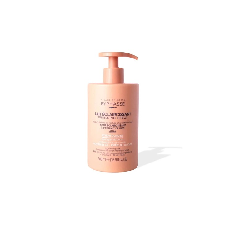 BYPHASSE Lait Eclaircissant Whitening Effect Extrait D’avoine 500ml