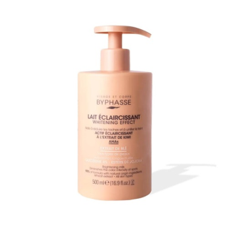 BYPHASSE Lait Eclaircissant Whitening Effect Extrait De blé 500ml