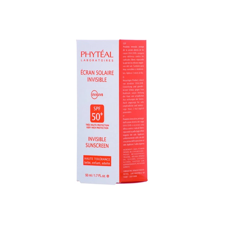 PHYTEAL Ecran Invisible Bébés Enfants et Adultes SPF50 50ml