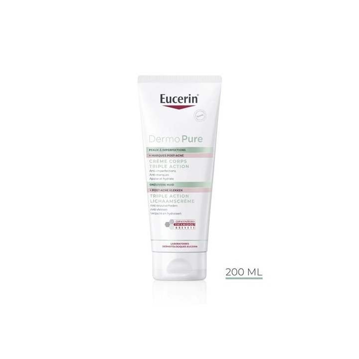 EUCERIN Dermopure Crème Corps Triple Action 200ml