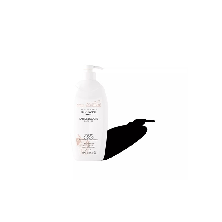 BYPHASSE LAIT DE DOUCHE CARESSE NOIX DE COCO 1L