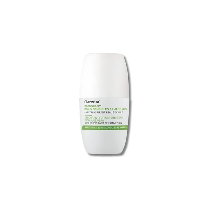 Clarenia Deodorant Peaux Sensibles Aloe Vera 50ml