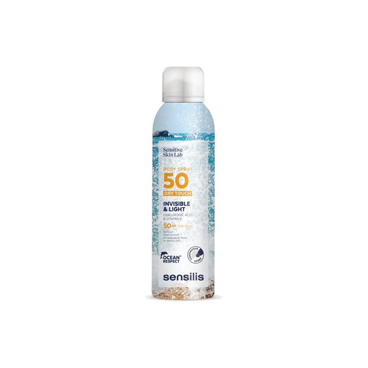 Sensilis Sun Secret Body Spray Toucher Sec SPF50+ 200ml