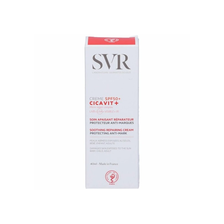 SVR Cicavit+ Crème Solaire SPF50+ 40ml