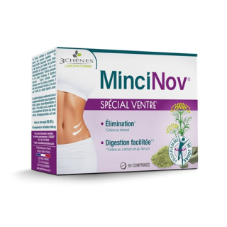 3 Chênes Mincinov Spécial Ventre 60 Comprimés