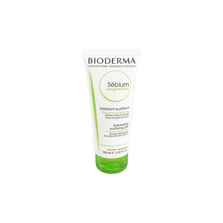 BIODERMA Sebium Gel Gommant Exfoliant Purifiant Peaux Mixtes a Grasses 100ml
