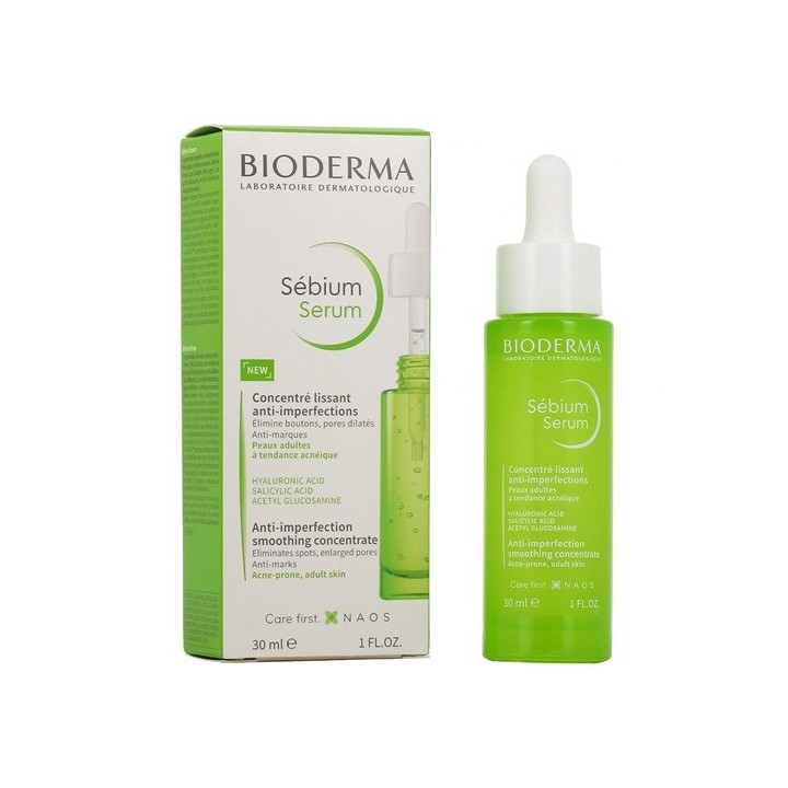 Bioderma Sebium Sérum Concentré Lissant Anti-Imperfections, 30ml