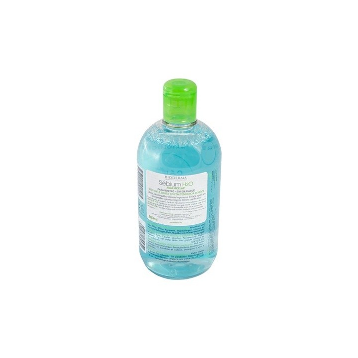 BIODERMA Sébium H2O Eau Micellaire Démaquillante 500ml