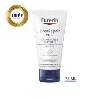 EUCERIN Urearepair Plus Crème Mains 5% Urée Réparatrice 75ml