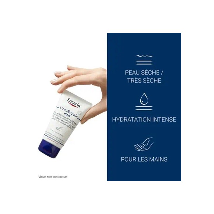 EUCERIN Urearepair Plus Crème Mains 5% Urée Réparatrice 75ml