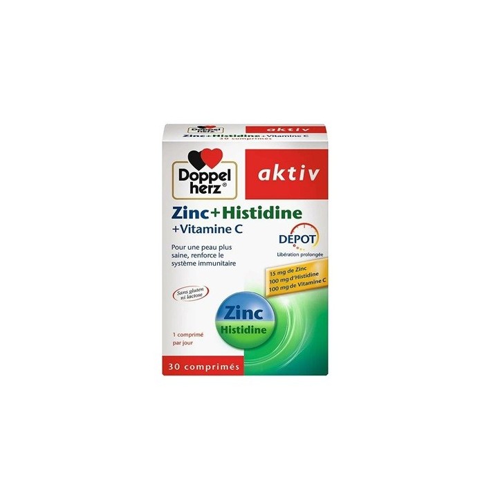 AKTIV Zinc + Histidine + Vitamine C 30 Comprimes