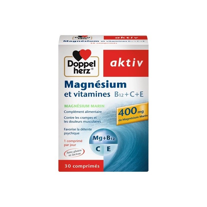 AKTIV Magnesium Vitamines 30 Comprimes