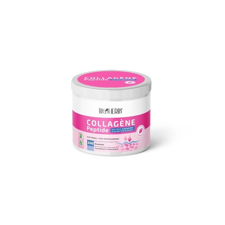 Bioherbs Collagène Peptides Poudre 240gr