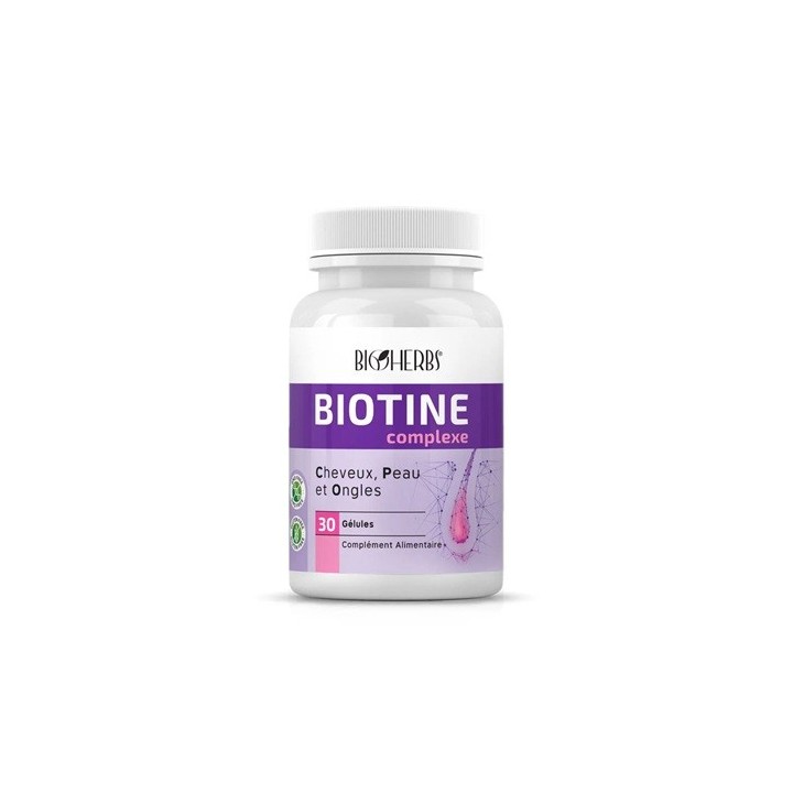Bioherbs Biotine Complexe 30 gélules