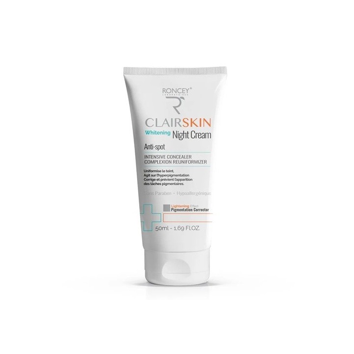 Roncey Clairskin Creme de Nuit Eclaircissante Anti-Taches 50ml