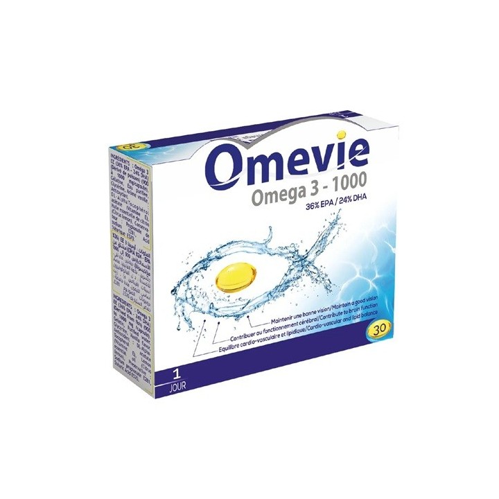 Omevie Omega 3 – 1000 – 30 Capsules