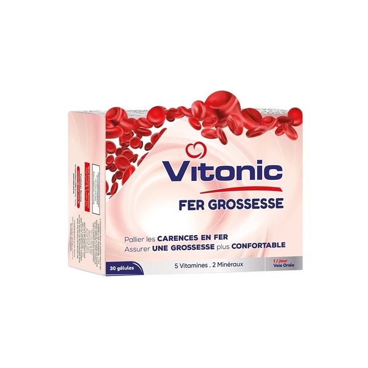 VITONIC Fer Grossesse 30 Gelules