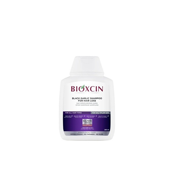 BIOXSINE Shampooing Vegetal à L’ail Noir 300ml