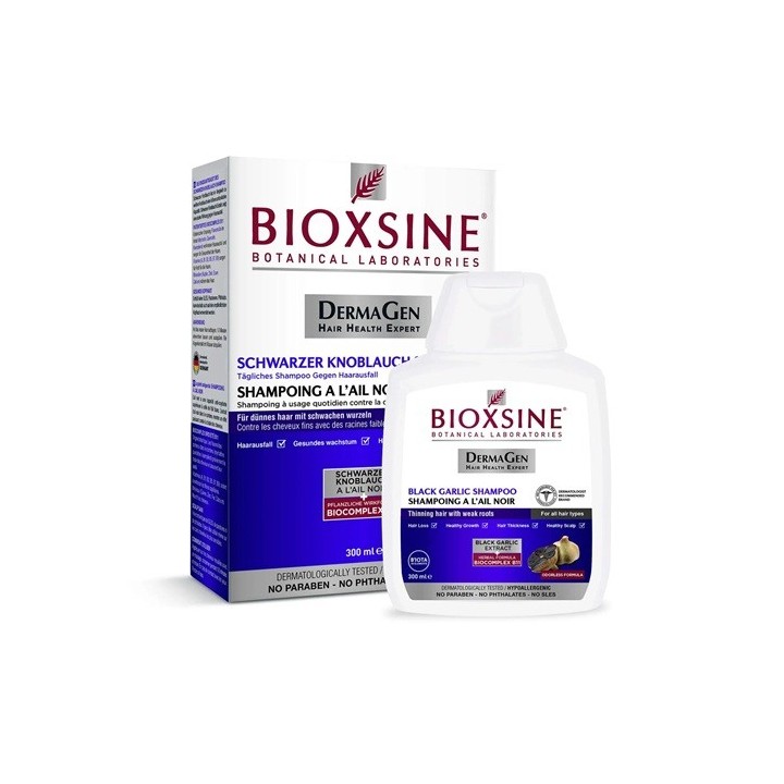 BIOXSINE Shampooing Vegetal à L’ail Noir 300ml