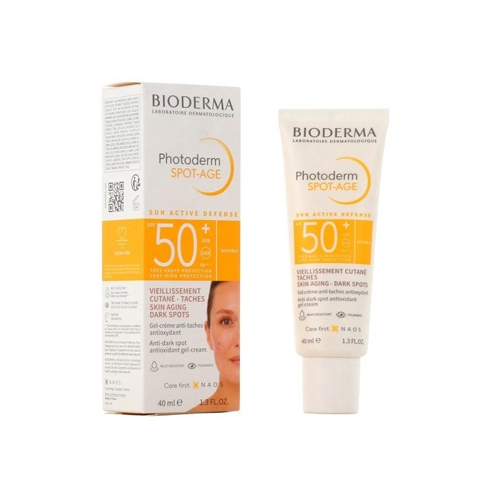 Bioderma Photoderm Spot-Age Gel-Crème Antioxydant Anti Tâches SPF50+ 40ml