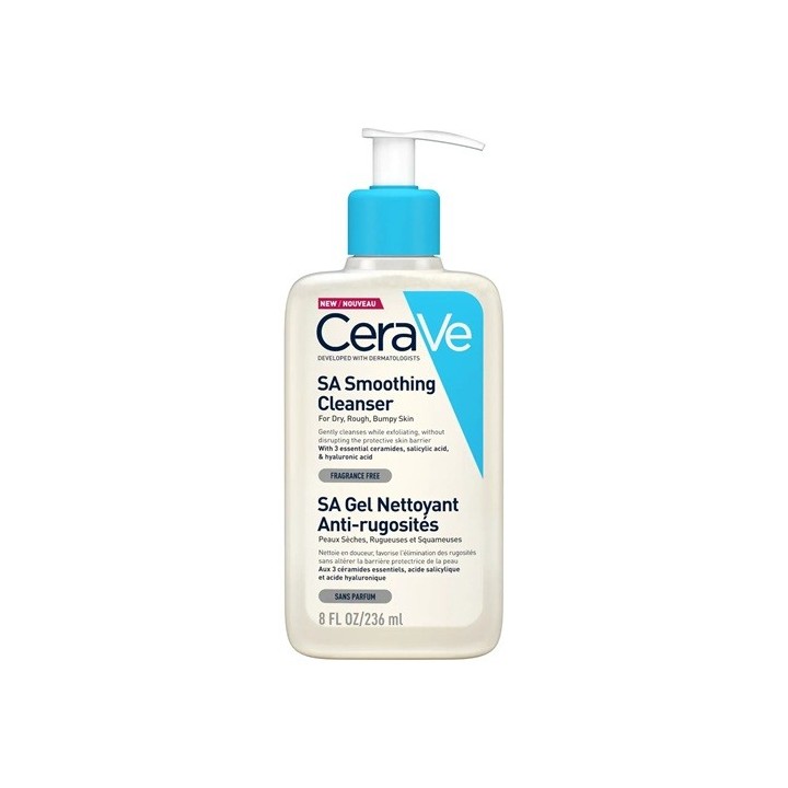 CeraVe SA Gel Nettoyant Anti-Rugosités 236ml