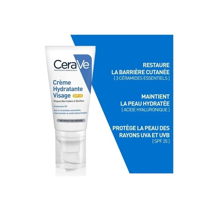 Cerave Crème Hydratante Visage SPF30 52ml