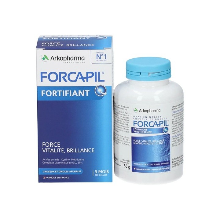FORCAPIL Cheveux et Ongles 180 Gélules